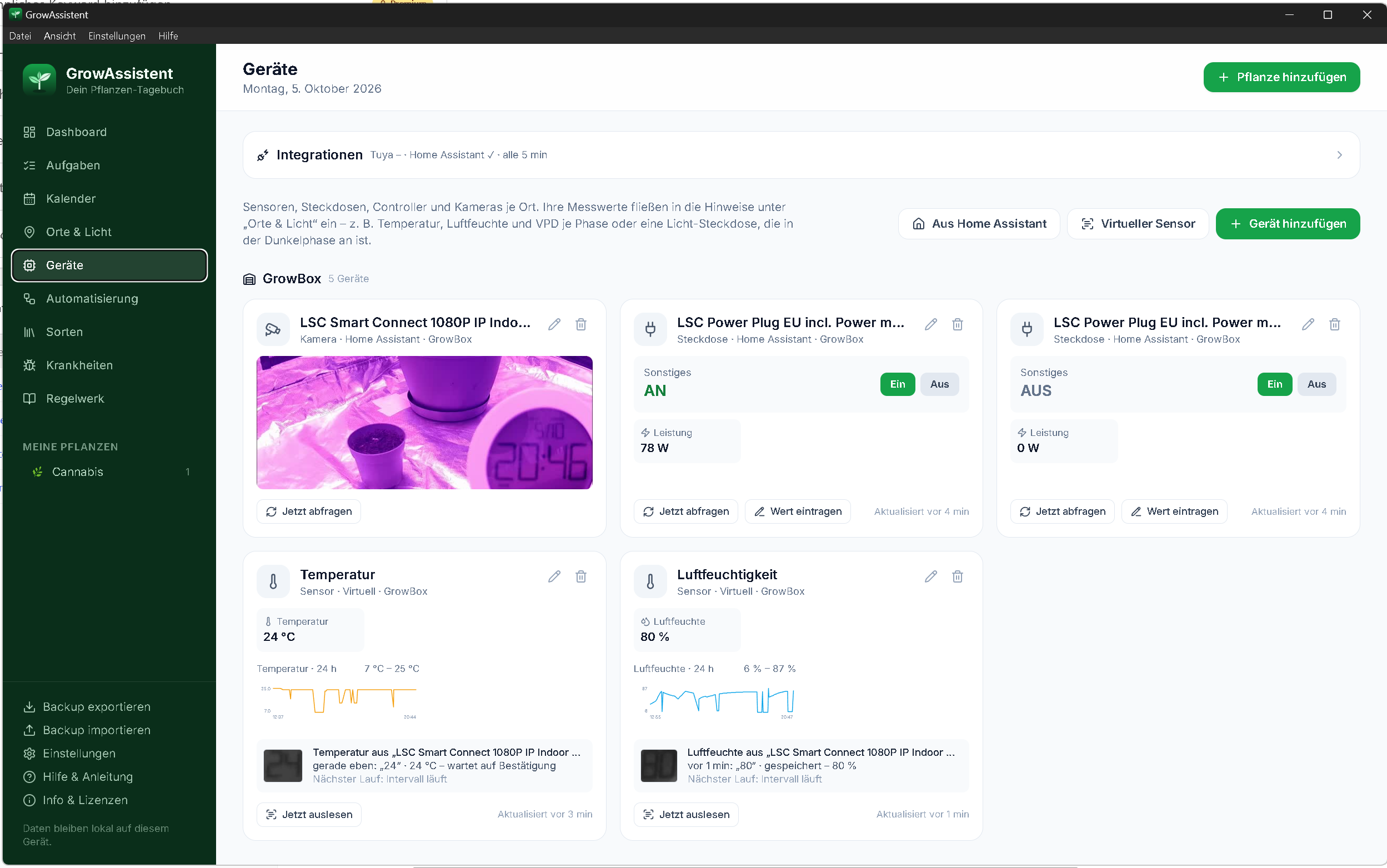 Grow Assistant Windows – Bild 3